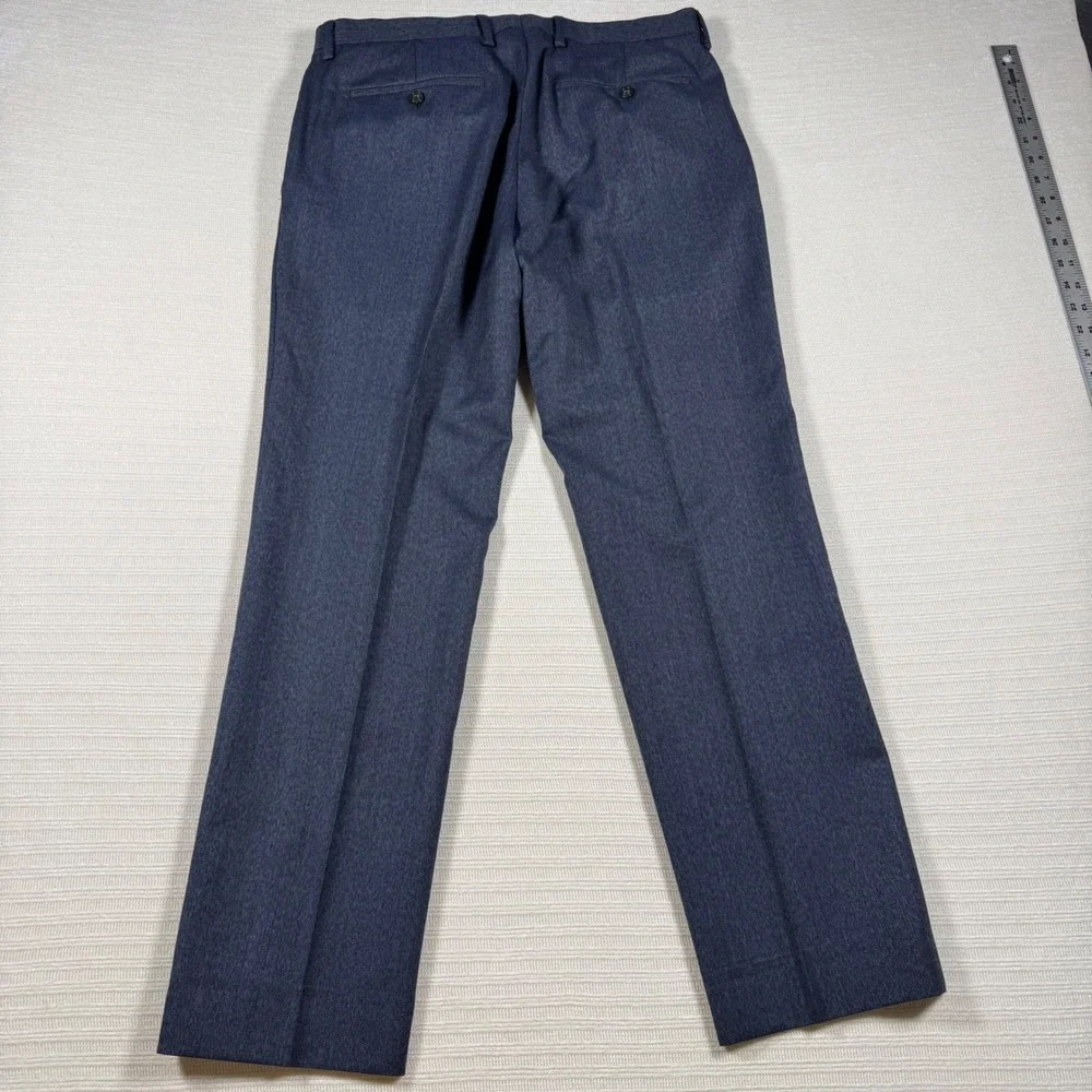 Banana Republic Modern Slim Fit Blue Wool Dress Pants 32x30 S/675113-00